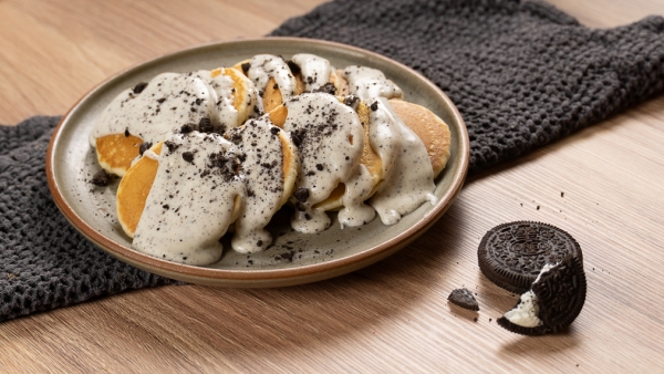 Mini američke palačinke - Oreo krem, Oreo keks